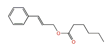 3-Phenyl-2-propenyl hexanoate